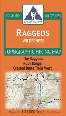 Colorado Raggeds Wilderness Map