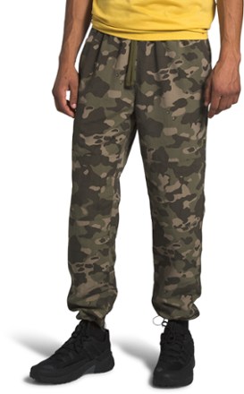 north face camo joggers