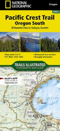 Pacific Crest Trail Topographic Map Guide: Oregon South