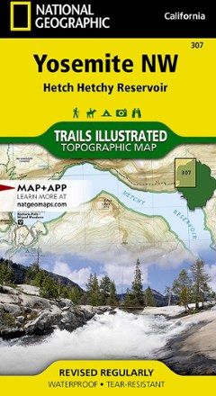 Yosemite NW: Hetch Hetchy Reservoir Topographic Map