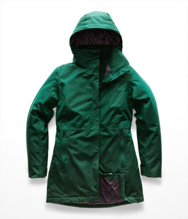 northface green coat