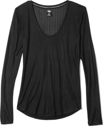Silk V-Neck Shirt - Women's