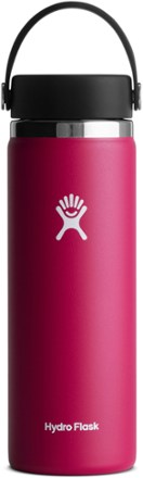  Hydro Flask 20 oz. Water Bottle - Stainless Steel, Reusable,  Vacuum Insulated- Wide Mouth with Leak Proof Flex Cap : Home & Kitchen