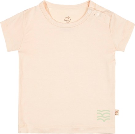 NEW Boody Baby EcoWear Organic Bamboo Short Sleeve Crew Neck T-Shirt Pink Blue 