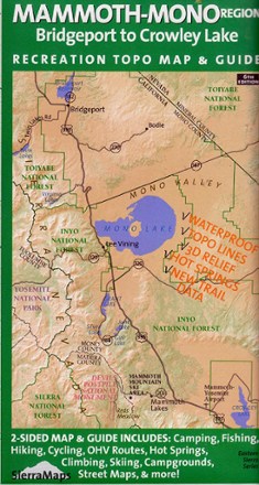 Mammoth-Mono Region Recreation Topo Map and Guide