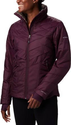 women's black columbia omni heat jacket