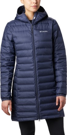 lake 22 long hooded down jacket