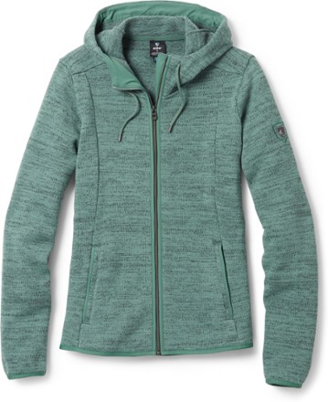 Kuhl Ascendyr Hoodie Women's XL Heather Green Full Zip jacket