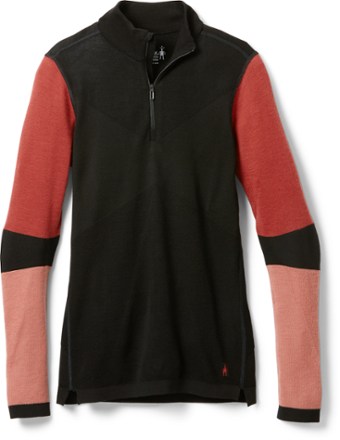 Intraknit Merino 250 Thermal Colorblock Quarter-Zip Base Layer Top - Women's