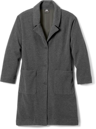 Where To Long Coat - Women's Plus Sizes