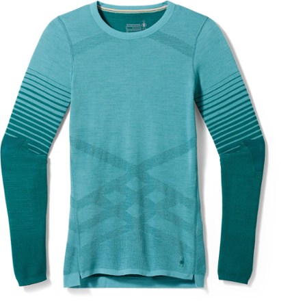 Smartwool Intraknit Thermal Merino Pattern Crew Base Layer Top - Women's 0