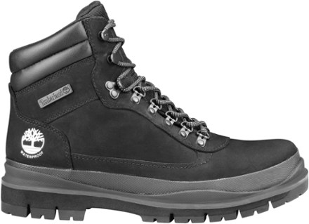men's timberland field boots black