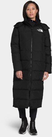 north face triple c long down coat