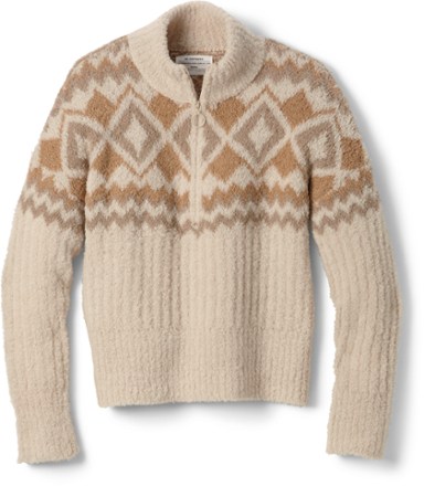 Farlands Intarsia Zip Sweater - Women's