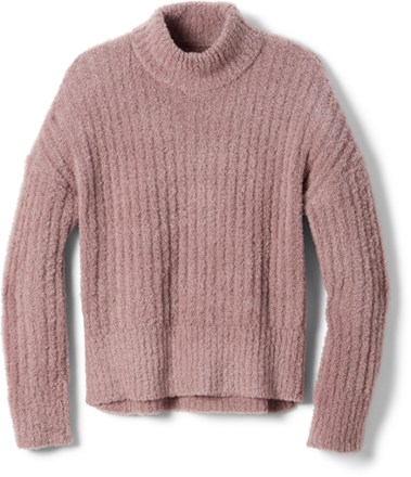 long mock neck sweater