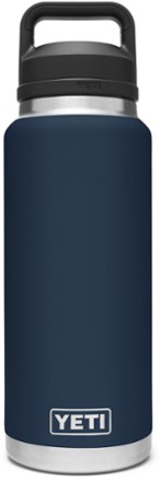  YETI Rambler 36oz Vacuum Insulated Stainless Steel Bottle with  Cap (Stainless Steel) (Black) : Home & Kitchen