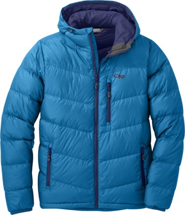 outdoor research alpine down hooded
