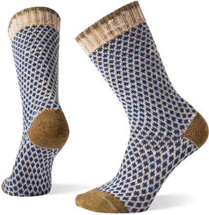 Popcorn Polka Dot Crew Socks - Women's