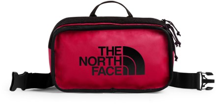 north face fanny pack red