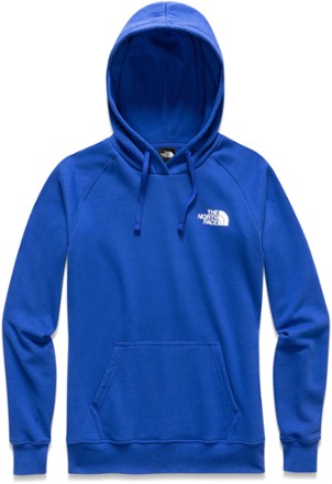 north face red box hoodie women's
