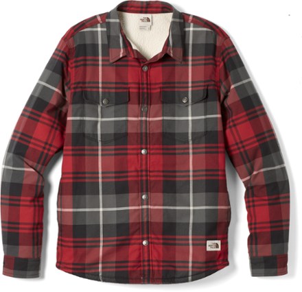 The north face campshire lined shop flannel shirt