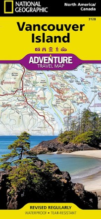 National Geographic Vancouver Island, Canada, Map