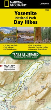 Yosemite National Park Day Hikes Map