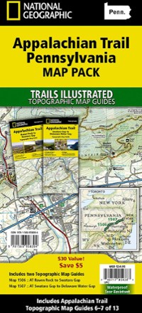 National Geographic Appalachian Trail Map Pack: Pennsylvania