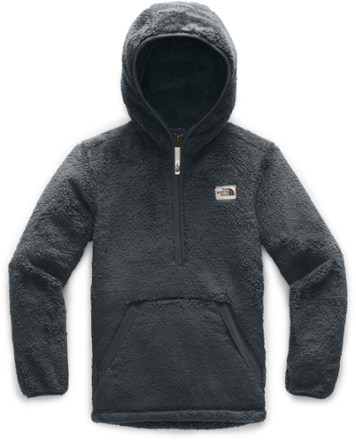 black shiny north face jacket