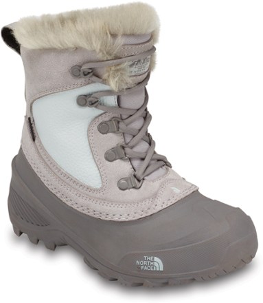 north face boots grey