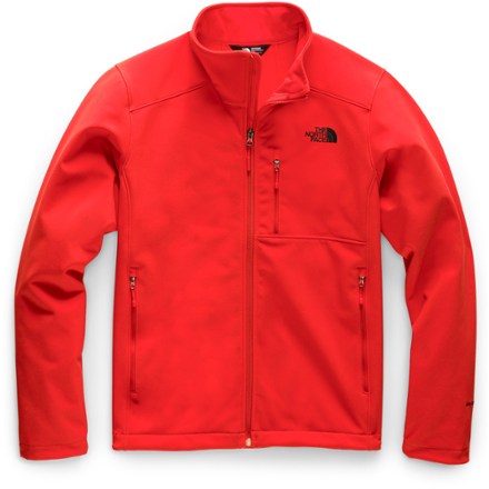 north face mens jacket red