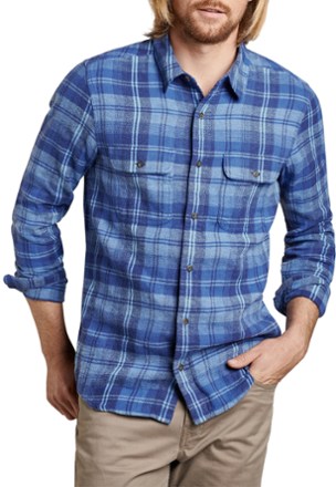 toad and co indigo flannel