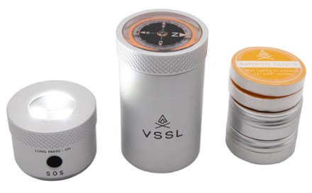 Mini Cache Lite - LED Flashlight and Emergency Survival Kit