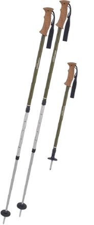 Green Rover Cork Trekking Poles - Pair