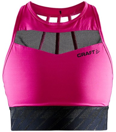 Charge Cropped Mesh Singlet - Women's