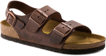 birkenstock men's milano soft footbed sandals