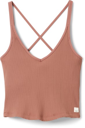 Rib Crop Tank Top - Women's
