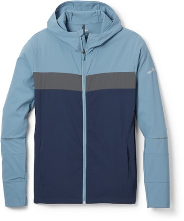 brooks jackets mens blue