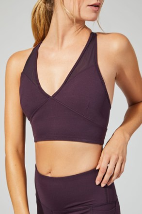 strappy sports bra