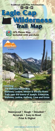 Adventure Maps Eagle Cap Wilderness Trail Map