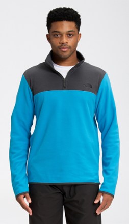 The North Face TKA Glacier Quarter-Zip Long-Sleeve Pullover for Men