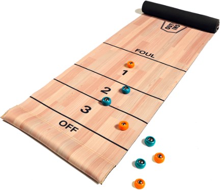 Roll-Up Shuffleboard Game