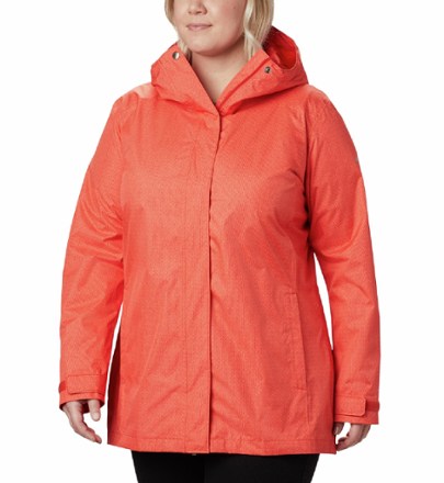 columbia orange jacket women's