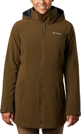 women's castle crest mid jacket