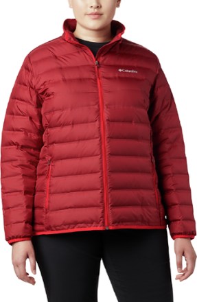 columbia women's plus size lake 22 down hooded jacket