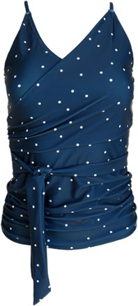 Wrap Tie Tankini Swimsuit Top - Women's