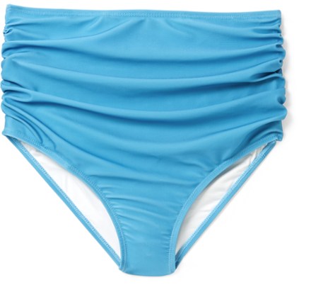 Nani Swimwear Women's Ruched High Rise Swimsuit Bottoms