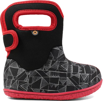 infants black boots