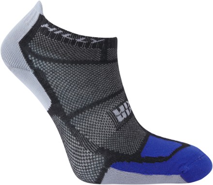 Hilly Twin Skin Double Layer Vented Anti Blister Running Sports Anklet Socks 