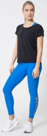 Interlace Macrame-Look Lattice 7/8 Leggings - Women's